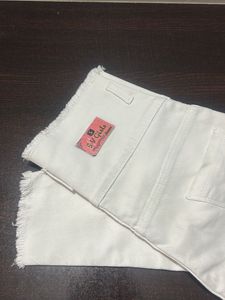 White SV Girls Denim Bottoms