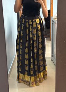 Silk Ethnic Skirt