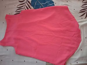 choral color sleeveless top