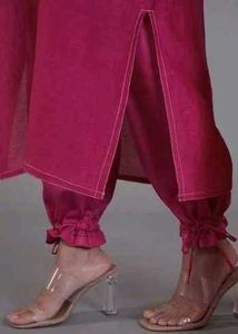 Vibrant Pink Kurta Set with Pants