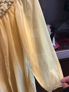 Yellow Georgette Top From Taurus