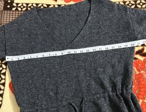 Baggy Woolen Dress