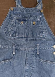 Jealous 21 Denim Dungaree Set for Girls | Blue