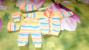 2 Baby Swaters Full Set Different Colours Same Siz