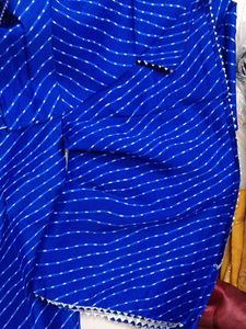 bust 36 Beautiful Blue Kurta Set
