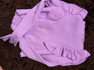 Lavender Bandage Sweater Top
