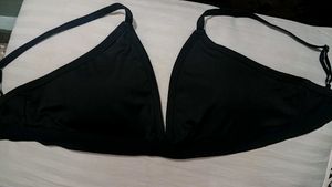 New Hot deep neck black Bra
