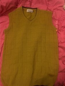 Vintage V-Neck Sweater Vest