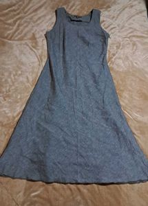 Gray A-Line Dress