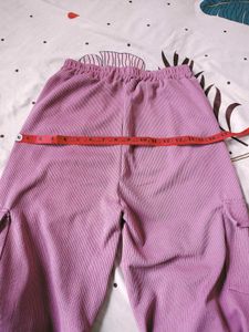 Set Of Mesh Strachible Coreset Top Cargo Pant