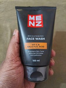 face wash, serum, moisturizer