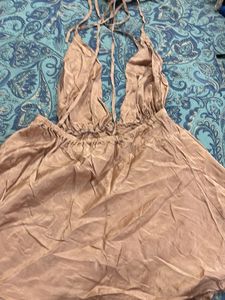 Satin Mini Dress