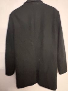 Classic Black Wool Coat