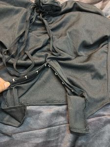 Chic Black Ruched Tube Top