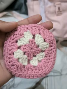 Handmade Crochet Flower Applique