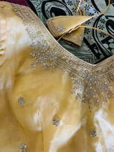 Golden 🌟Designer Embroidered Blouse
