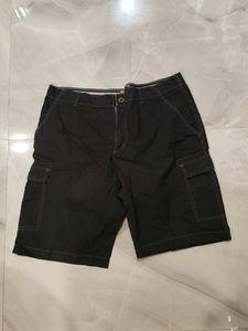 Men's Black Cargo Shorts