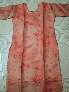 New Dress 👗 Floral Print Organic Kurta