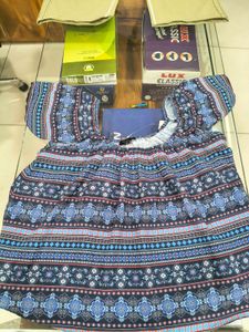 Patterned Off-Shoulder Top