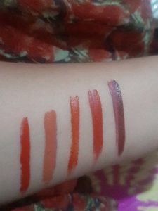 Velvet Matte Liquid Lipstick Collection 4 piece