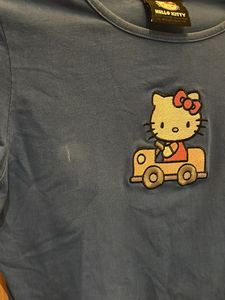 Bonkers Corner Blue Hello Kitty Crop Top