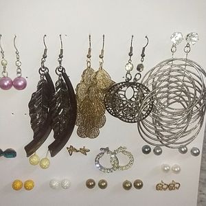 Pretty Pack Of Earrings And Studs.