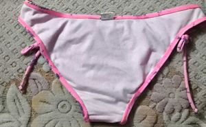 Pink Star Print Bikini Bottoms