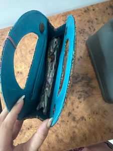 Circular Clutch with Embellishments
