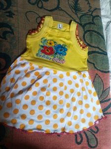 Girl's Yellow Tank Dress
