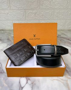 lv belt wallets set