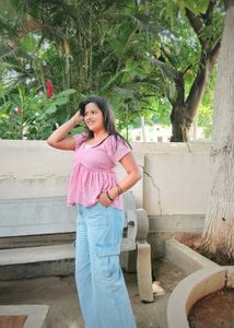 Pink Polka Dot Top