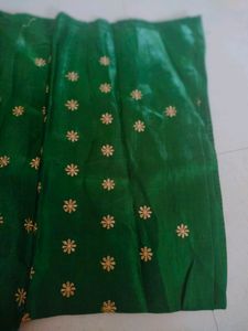 Emerald Green Embroidered Lehenga