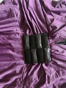 Elegant Purple Party Dress