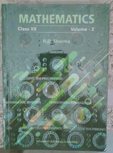 R.D. Sharma Mathematics Class XII Books