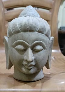 New Serene Stone Buddha Head Statue