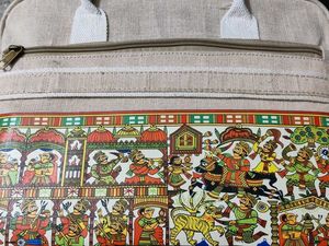 Royal Indian Rajasthani Printed Backpack