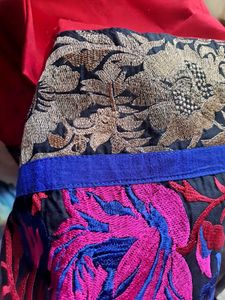 Elegant Red Embroidered Kurta