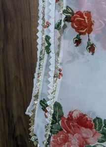 Floral Anarkali - XS - Side Zip Closure