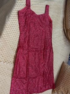 Sparkling Red Sequin Fabric