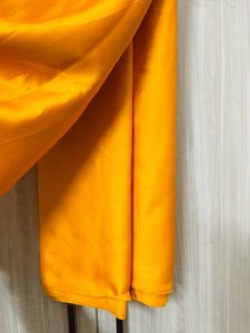 Mango Yellow Silk Saree