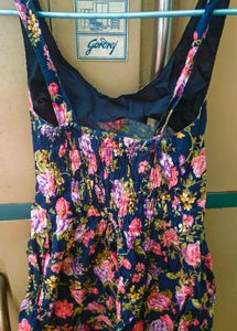 Floral Print A-Line Dress