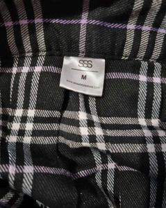 Plaid Crop Top and Pleated Skirt Set