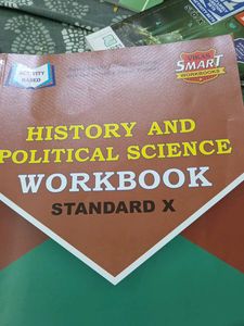 History and Political Science Workbook Std X