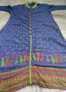 Elegant Blue Printed Kurta