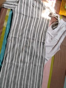 Stylish Striped Kurta Set