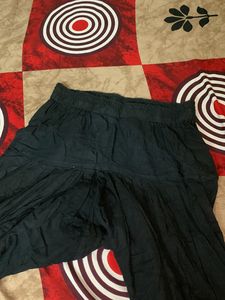 Kurta With Pure Cotton Black Patiala Pant