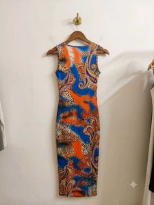🧡💛Vibrant Sleeveless Bodycon Dress