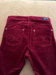 Maroon Corduroy Pants