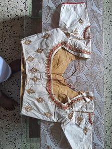 Embroidered Silk Blouse