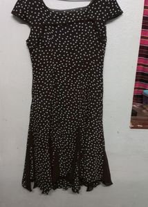 Chic Polka Dot Midi Dress
